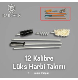 Resim Darovik Alüminyum Harbi Takımı 12 Kalibre Tüfek Temizleme Seti 