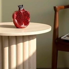 Resim Tekli Yarım Nar Dekoratif Obje 