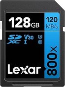 Resim Lexar High-Performance 800x SD Kart 128GB, Hafıza Kartı SDXC UHS-I BLUE Serisi, 120MB/s'ye Kadar Okuma, 45MB/s Yazma, Nokta ve Çekim Kameraları, DSLR Kameralar, HD Kamera (LSD0800128G-BNNAG) 