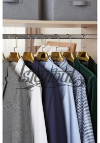 Resim Ceket Askısı 44 Cm Gold Plastik Bluz Elbise Kıyafet Askısı Ev Tipi 5 Adet Diğer 