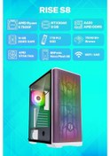 Resim Game Garaj Rise S8 R5-7500F 16 GB 1 TB SSD RTX5060 Free Dos Masaüstü Oyuncu Bilgisayarı 