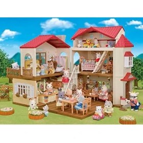 Resim Hype Store Sylvanian Families Epoch ESF5708 Oyun Odalı Işıklı Şehir Evi Oyuncak 