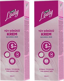 Resim Derby Lady Tüy Dökücü Krem Normal Ciltler İçin 100 Ml X 2 Adet 