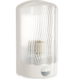 Resim Beyaz 180 Derece Sensörlü E27 Duylu Duvar Aplik Beyaz 