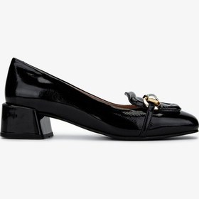 Resim Valmenti Kadın Siyah Rugan Topuklu Ayakkabı 33 7711 Bn Ayk Sk24-25 Sıyah Rgn Siyah Rugan 