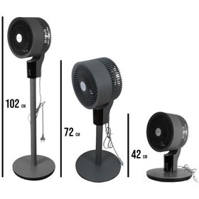 Resim Baleno Boleno 20CM 40W Uzaktan Kumandalı 3 Kademeli Siyah Vantilatör 