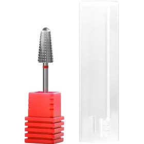 Resim Çift Yön Manikür Çıkarma Çelik Törpü Ucu Kırmızı Volkan Vlc-003 
