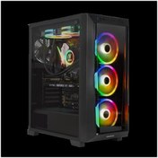 Resim gamdias TALOS M1 Elite, FSP 1600W Power Supply, Tempered Glass, ARGB, ATX, Professional GAMING KASA 