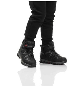 Resim Ruffon Siyah Polarlı Fermuarlı Erkek Çocuk Düz Bot Çok Renkli 