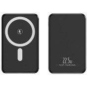 Resim Sunix 5000 Mah 15w Manyetik Wireless Powerbank Siyah Pb-54 
