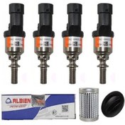 Resim Albien Brc Uyumlu Turuncu Enjektör Seti Somunlu 