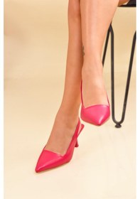 Resim Kadın Cilt Topuklu Ayakkabı Stiletto 001 