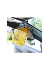 Resim Willowhaven Yaşlı Sürücü Çift Renkli Sarı Ve Şeffaf Anti-glare Güneşlik - Tüm Araçlara Uyumlu, Gece Ve Gündüz Görüş 