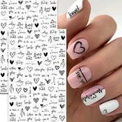 Resim 2 Sevgililer Günü Aşık Nail Sanatlı Sticker F636 