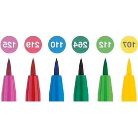 Resim Fırça Uçlu Çizim Kalemi Bahar Serisi 6'lı Set 0 Colorless Blender 