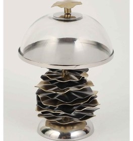 Resim Vitale Yaprak Orta Kek Standı 13 13 17 Cm Mtfk.0207 