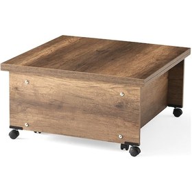 Resim Akıllı Sihirli Laptop Sehpa/ Yemek Masası / Orta Sehpa Ceviz 