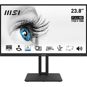 Resim MSI PRO MP242AP 23.8" 1920x1080 100Hz 1ms HDMI VGA DP IPS Pivot Monitor 