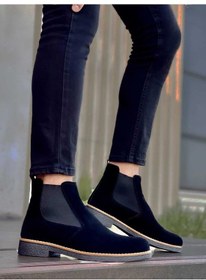 Resim Chelsea Erkek Siyah Süet Bot Ayakkabı 001 