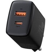 Resim Baseus Compact QC 20W Şarj Cihazı Siyah 