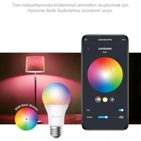 Resim Karokstore LED Rgb Wi-Fi Akıllı Ampul, 16 Milyon Renk, 900 Lümen, E27 Duy, Uygulama ile Uzaktan Kontrol 