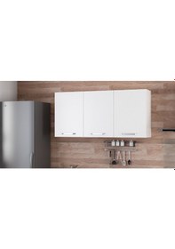 Resim Minar 150 Cm Mutfak Dolabı Beyaz 150-B2-Üst Modül Beyaz 