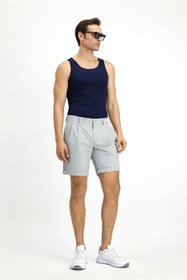 Resim Kiğılı Techno-Line Slim Fit Dar Kesim Likralı Bermuda Şort 
