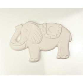 Resim Fil Seramik Bisküvi Boyanabilir Obje 