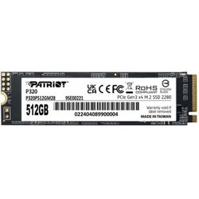 Resim Patrıot 512gb P320 P320p512gm28 3000- 2200mb/s M2 Nvme Gen3 Disk 
