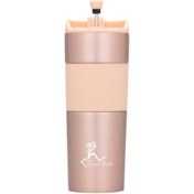 Resim Giant Stride French Press Thermo Mug Rose 