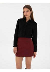 Resim Pierre Cardin Kadın Siyah Gömlek Desenli 50318195-vr046 Siyah 