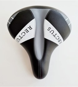 Resim Rectus Soft Geniş Yaylı Yumuşak ve Rahat Koltuk Bisiklet Selesi Siyah - Beyaz - Gri 