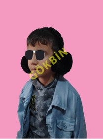 Resim Gökbin Kadın Genç Kız Erkek Çocuk Peluş Kulaklık Kışlık Kulaklık Renkli trend 