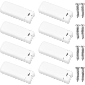 Resim 8'li Katlı Perde Yedek Parçaları, Kelepçe Braketleri Ve Gergin Katlı Perdeler İçin Kelepçe Ayakkabıları Paketi 