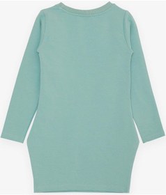 Resim Breeze Kız Çocuk Tunik Mutluluk Temalı Yazı Baskılı 8-12 Yaş, Mint Yeşili-mint Yeşili Mint 