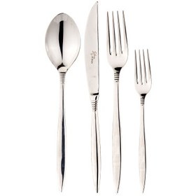 Resim Aryıldız Linea 24 Parça 6 Kişilik Çatal Kaşık Bıçak Takımı Sade 