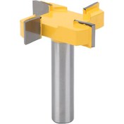 Resim Tenfowee Ahşap İşleme T-slot Freze Ucu 1/2" Sap Çapı 4 Telli Yg6 Alaşımlı Karbon Çelik Kesme Ucu 12.7mm Dayanıklı Ve Hassas Kesim 