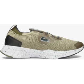 Resim Lacoste Sport Run Spin Eco Erkek Bej Sneaker 