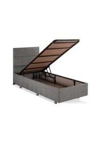 Resim Nironyatak Niron Silver Baza Ve Başlık Seti 100 x 200 CM Cm Tek Kişilik Kaydırmaz 