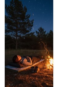 Resim Med Online Katlanabilir Kamp Yatağı 60 mm Su Geçirmez Taban Minder Taşınabilir Kılıf Çadır Mat 185x70x6 Cm 