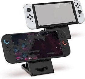 Resim SHEAWA Switch 2/1/OLED için ayarlanabilir katlanır stand - taşınabilir çok açılı oyun konsolu standı, dayanıklı ABS malzeme, hem cep telefonları hem de tabletlerle çalışır 