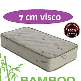 Resim 100 x 200 Visco Yatak 7 Cm Visco Ortopedik Yatak 100*200 Bamboo 