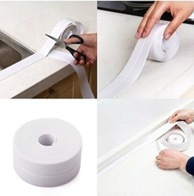 Resim Su Sızdırmaz Lavabo Küvet Kenar Bandı 3.2 M x 38 MM 