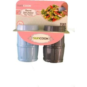 Resim Dekoratif Fıçı Görünümlü Tuzluk (2 Adet) 