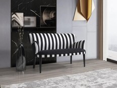 Resim Zebrano Çay Seti İkili Koltuk (Salon Balkon Cafe Ofis) 