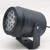 Resim Gaojunshop01 Usb Led Noel Işık Projektörü Avrupa Stili Siyah Parti Sahne Aydınlatma İç Ve Dış Mekan 