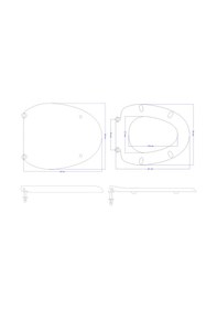 Resim Öge Bergama Klozet Kapağı-alttan Sıkmalı Plastik Menteşeli Beyaz 