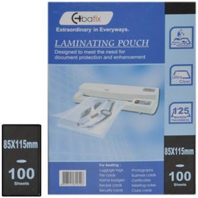 Resim Bafix 100lü Laminasyon Filmi 85x115mm 125 Micron 