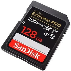 Resim Sandisk Extreme Pro 128gb 200mb/s Sdxc Hafıza Kart - 