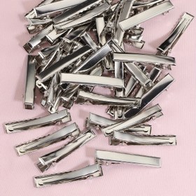 Resim MINGXUAN 50 adet Metal Saç Tokası DIY Takı & Stil için - Çeşitli Boyutlar (3cm/4cm/4.5cm/5.6cm/6.6cm/7.7cm) - Demir El Sanatları Aksesuarları, Saç Tokaları 
